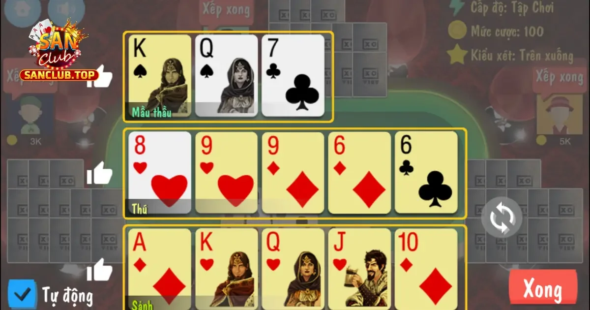 Cách Chơi Bài Binh Online Trên SanClub